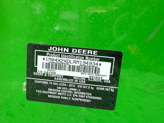 2024 John-Deere TX 4X2