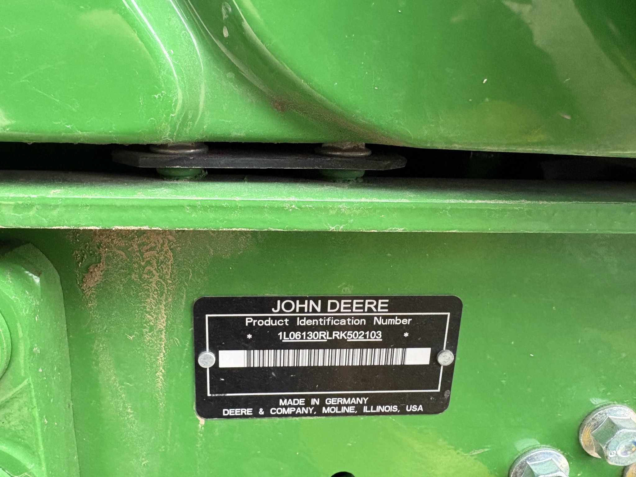  2025 John Deere 6R 130 at Heritage Tractor in Kewanee, IL