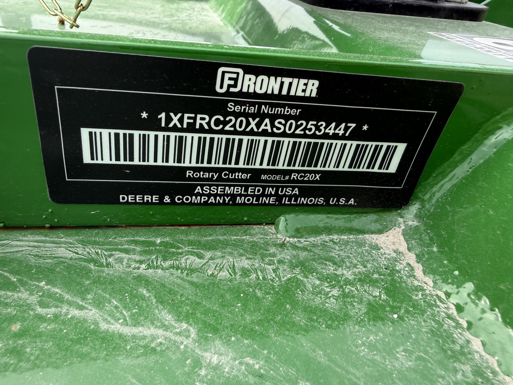  2025 Frontier RC2072 at Heritage Tractor in Nevada, MO