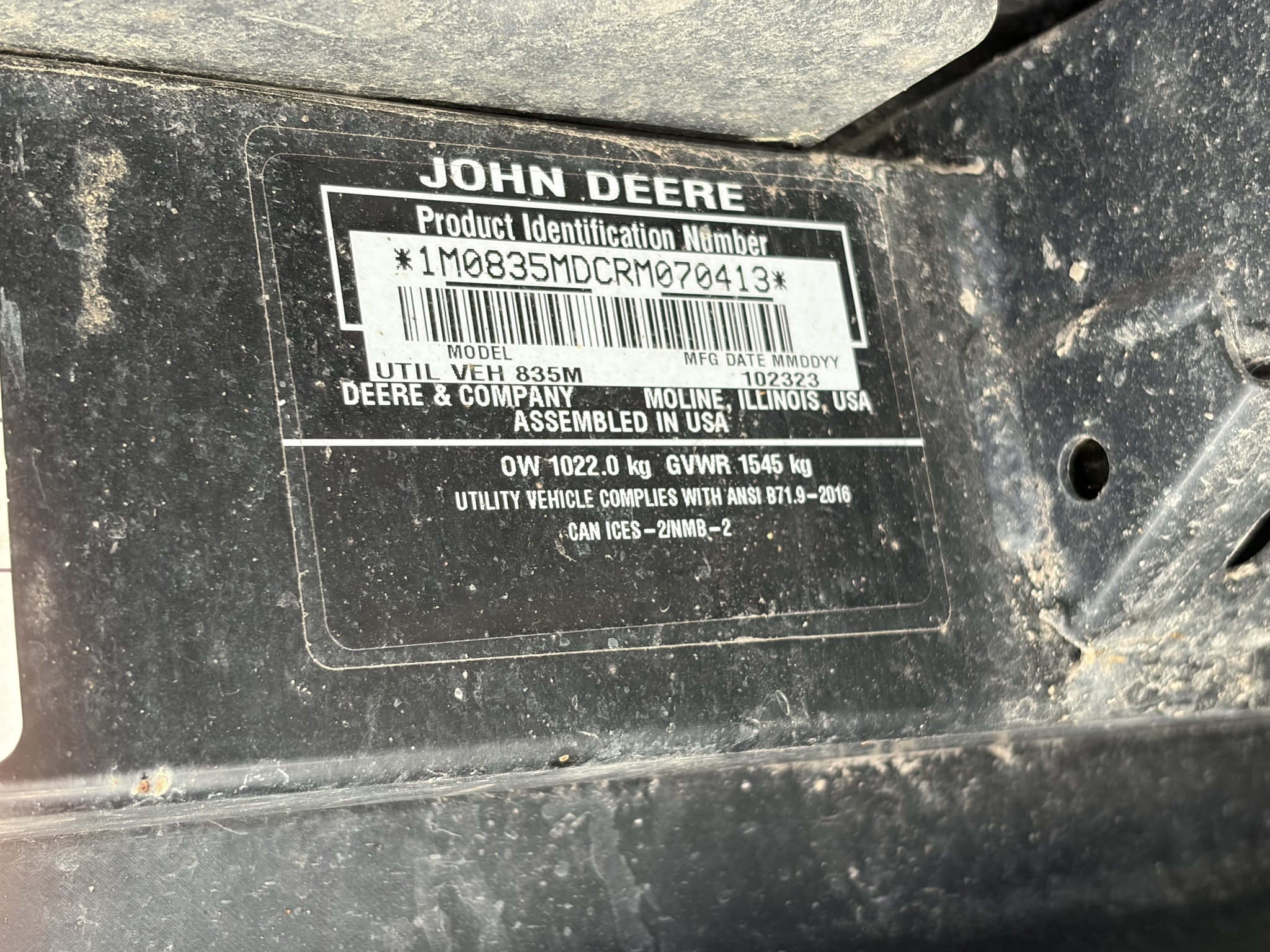 2024 John Deere XUV 835M Image 18
