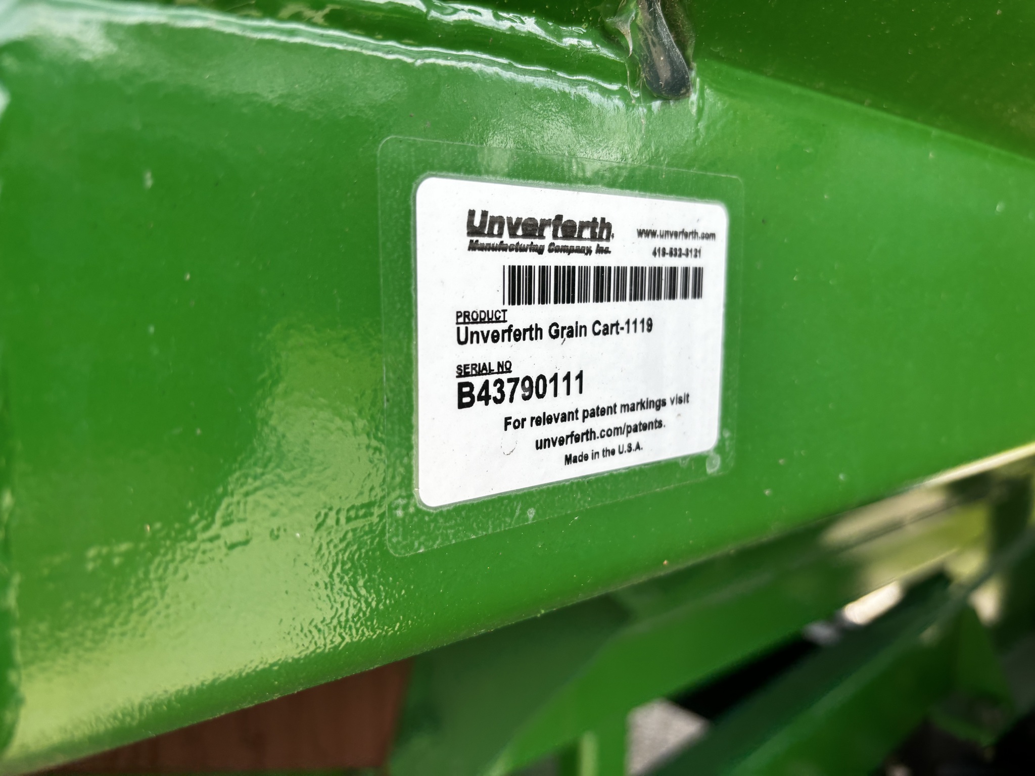 Used 2023 Unverferth 1119 Grain Carts at Koenig Equipment in Knightstown, IN - PhotoXL5