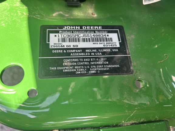 2025 John Deere Z965M