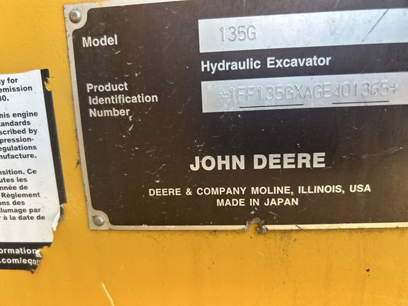 2016 John Deere 135G