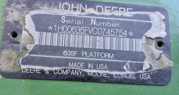 Photo of 2012 John Deere 635F