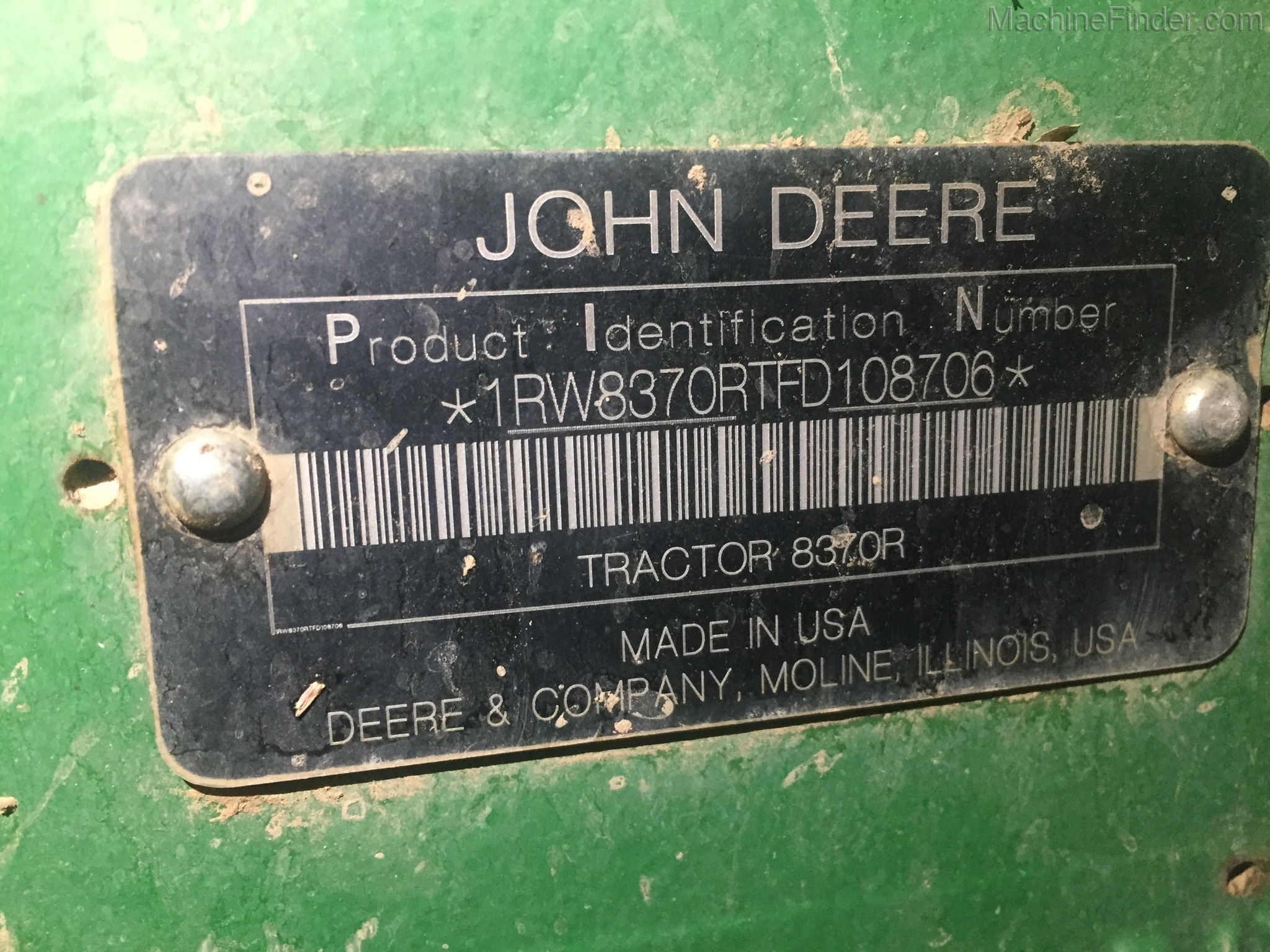 2016 John Deere 8370R Image 21