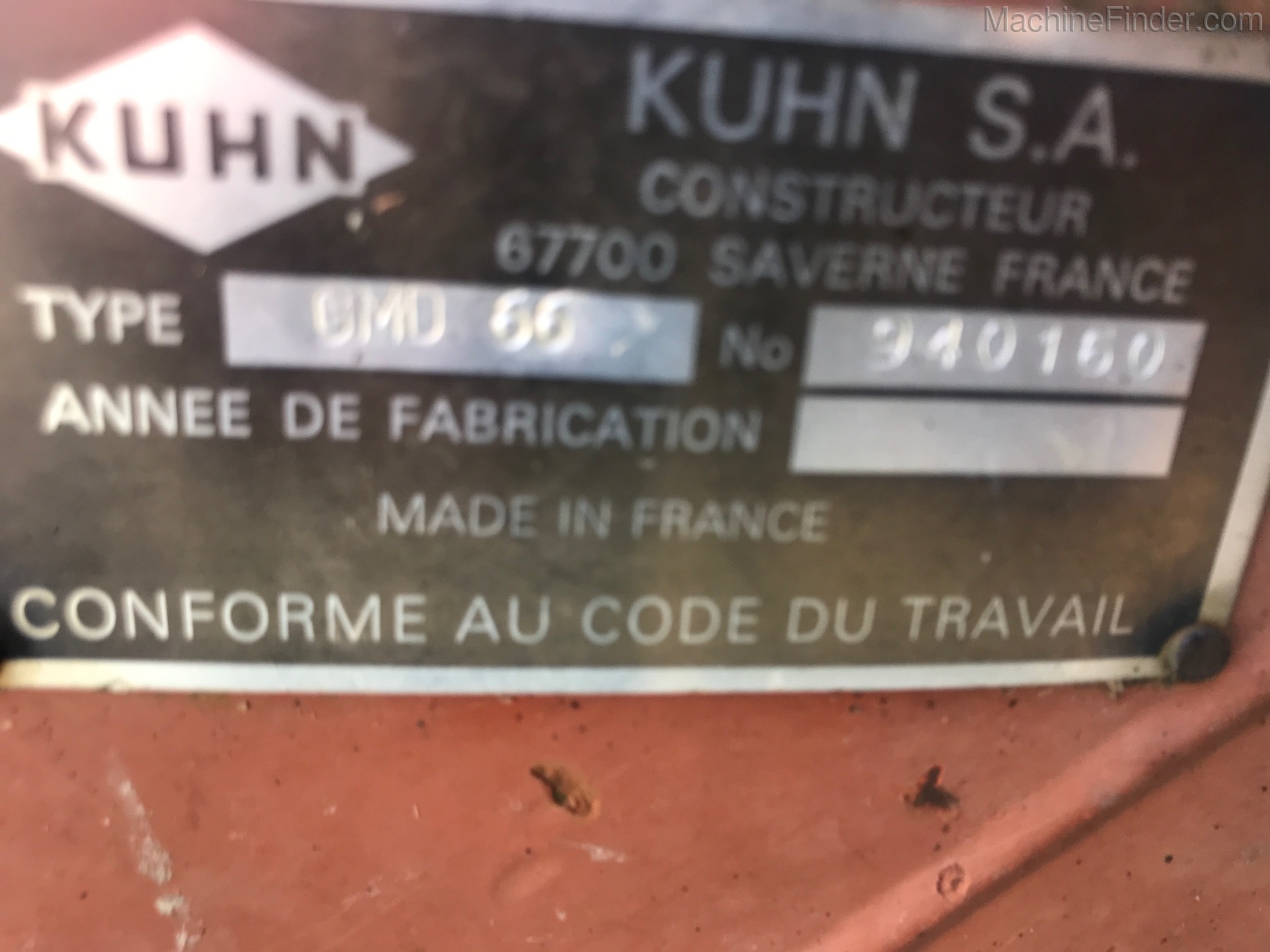 2000 Kuhn GMD 66 Image 4