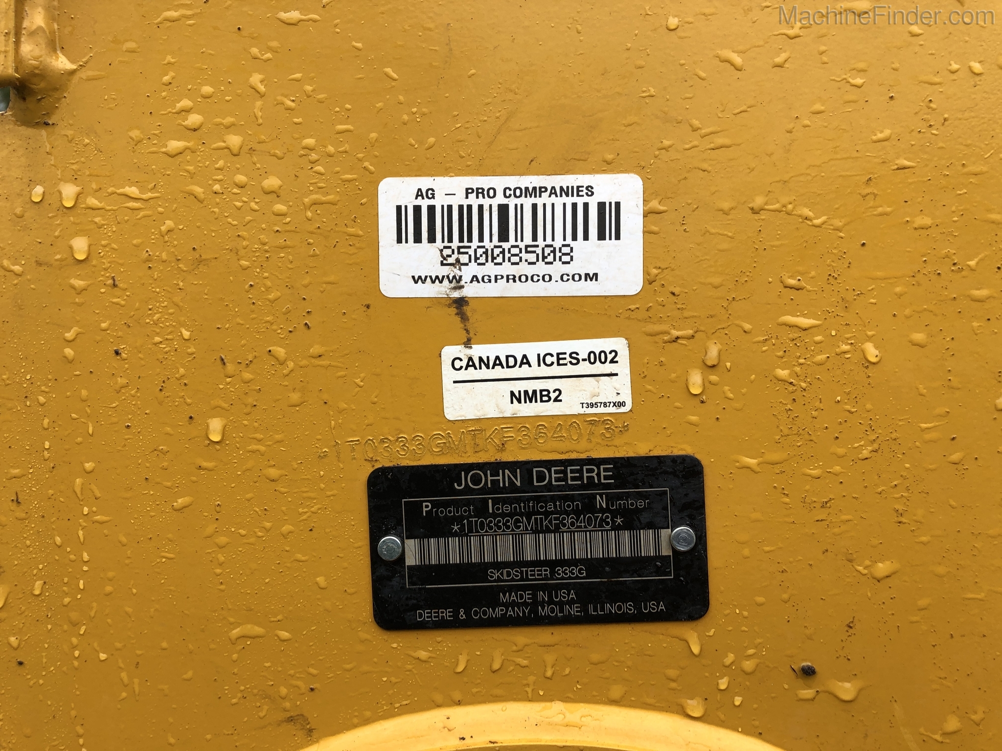 2019 John Deere 333G Image 3