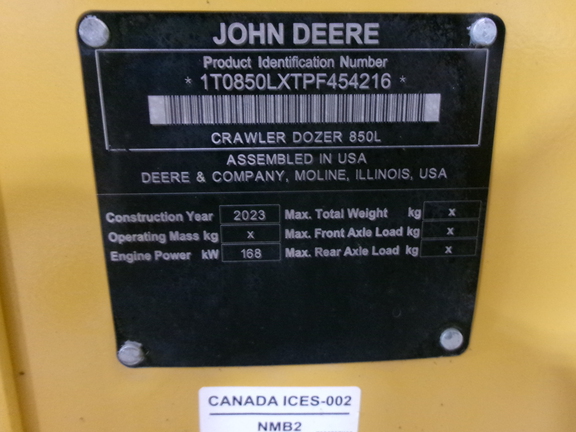 2023 John Deere 850L