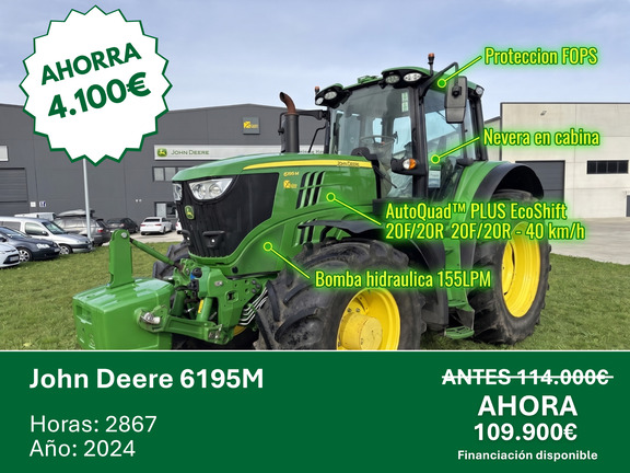 John Deere 6195M