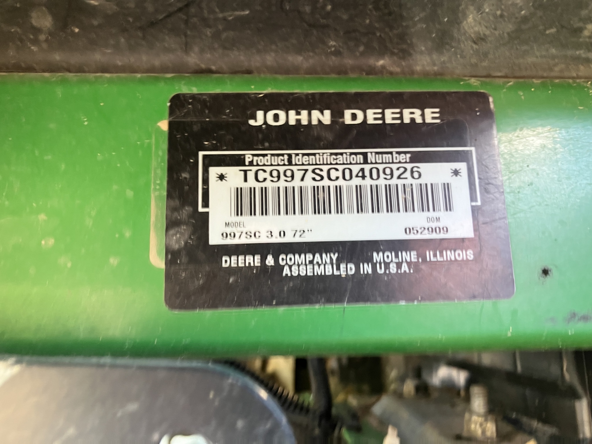 2009 John Deere 997 Image 12