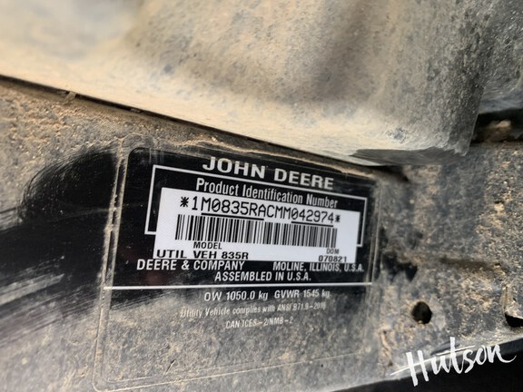 Photo of 2021 John Deere XUV 835R