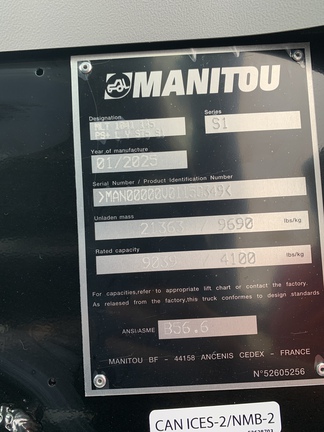 Photo of 2025 Manitou MLT1041