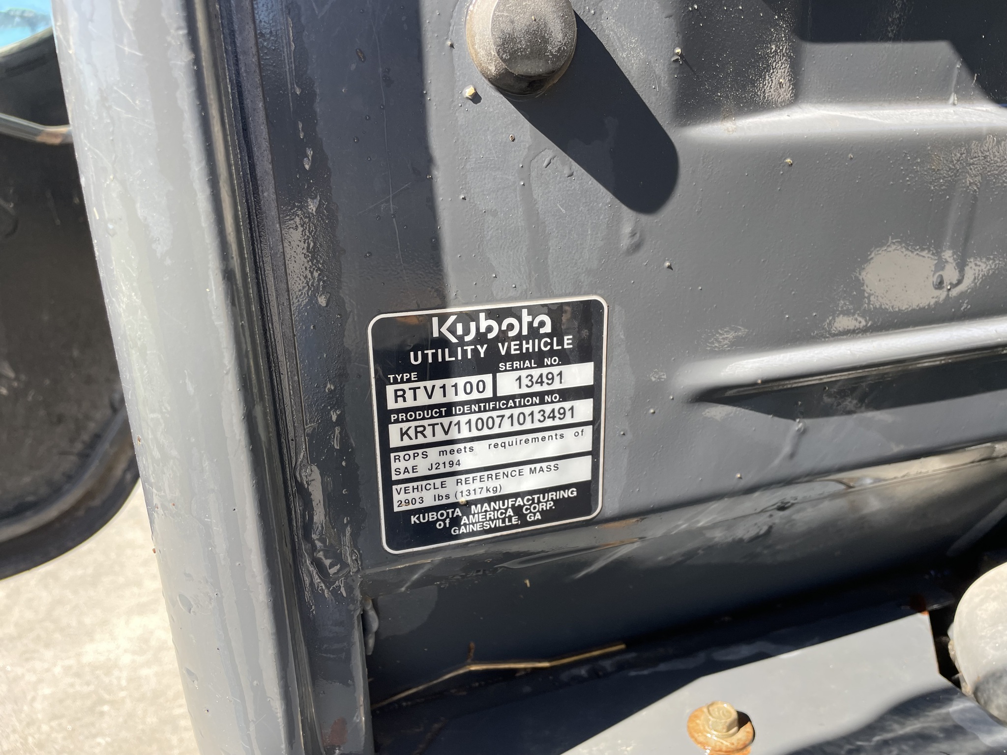  2014 Kubota RTV-X1100 at Heritage Tractor in Rogersville, MO