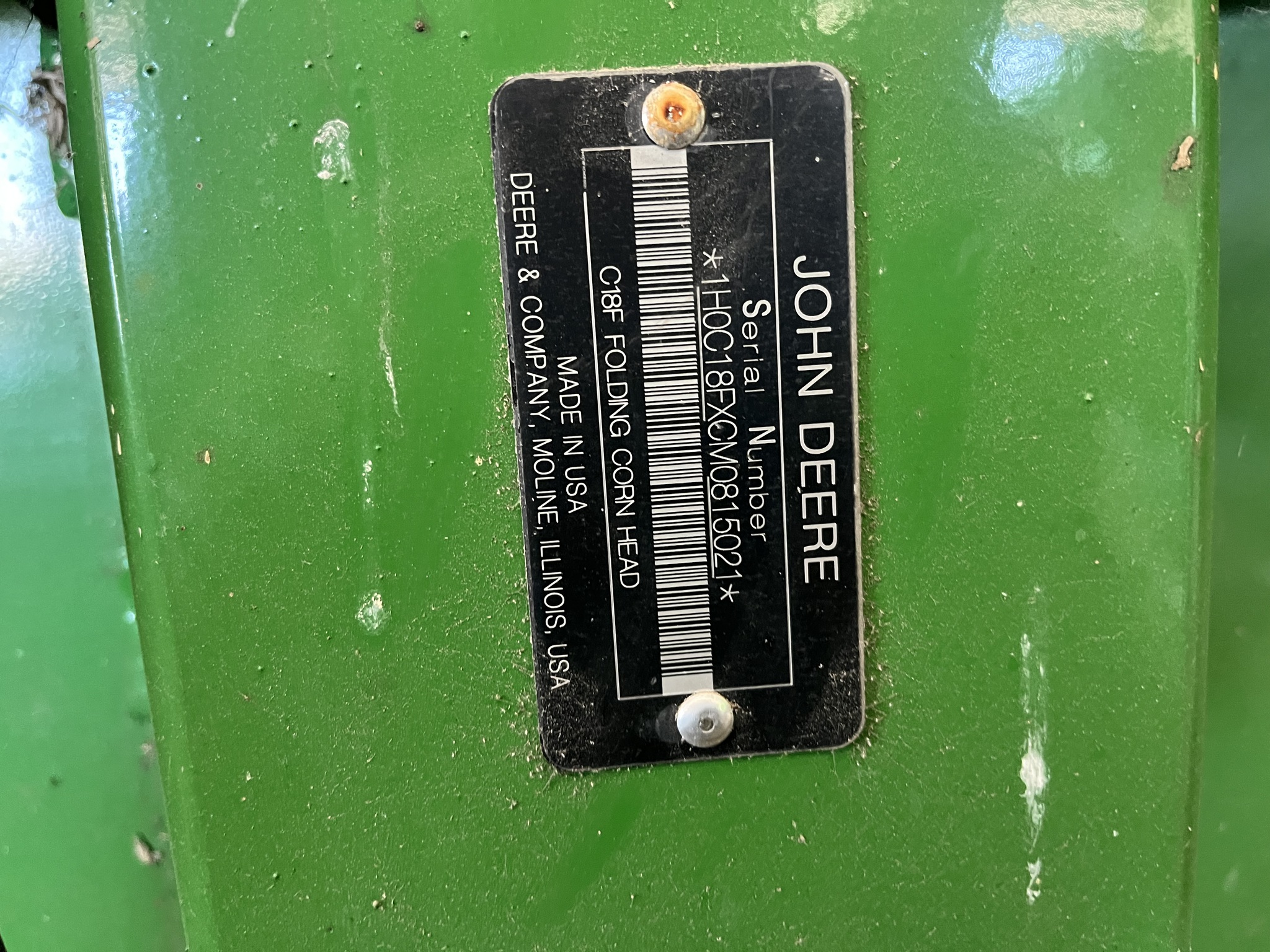  2021 John Deere C18F at Heritage Tractor in Pittsburg, KS