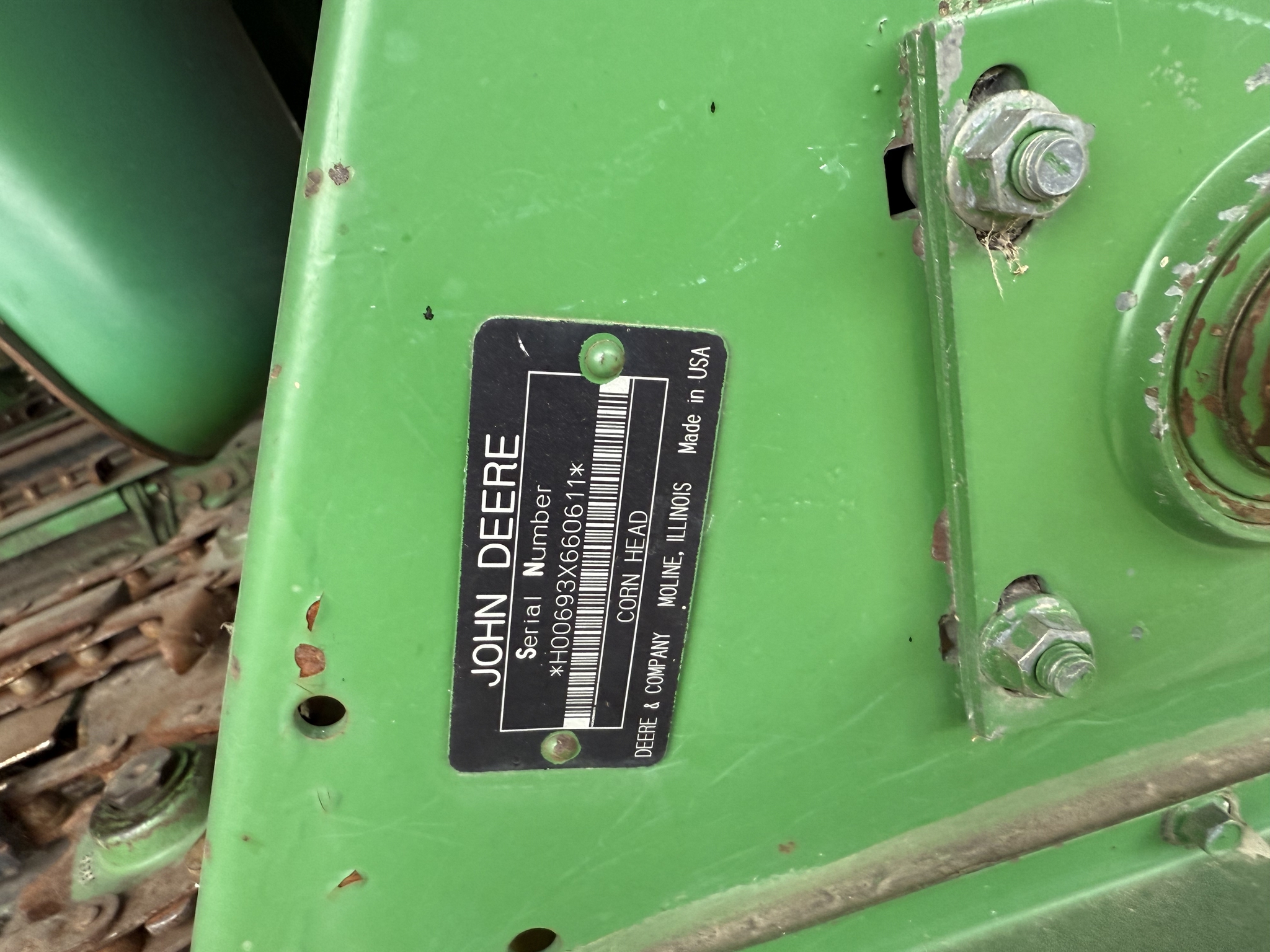 1994 John Deere 693 Image 11