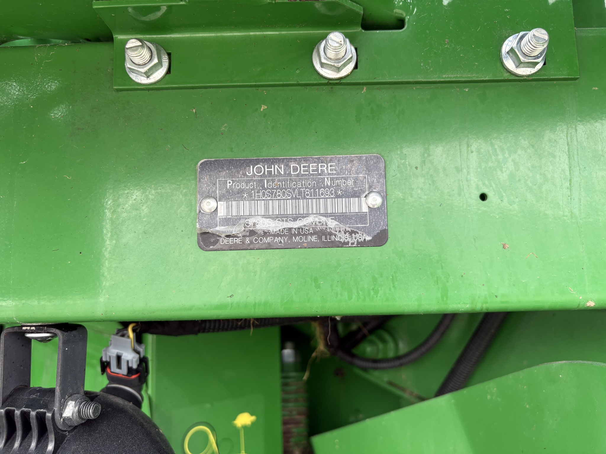  2020 John Deere S780 at Heritage Tractor in Kewanee, IL
