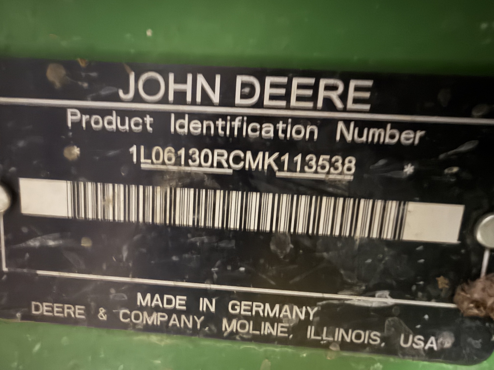  2021 John Deere 6130R at Heritage Tractor in Monmouth, IL