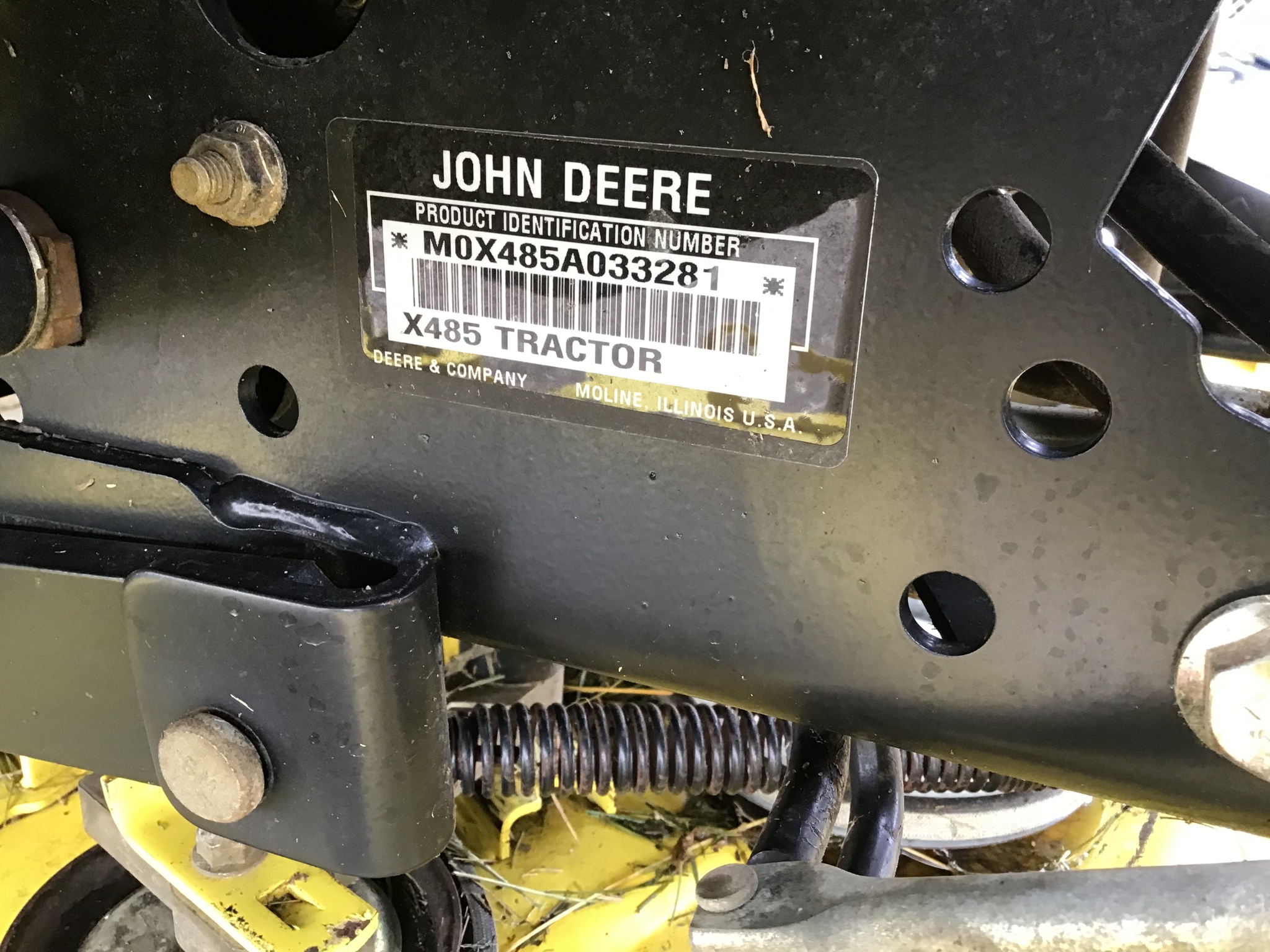 2004 John Deere X485 Image 16