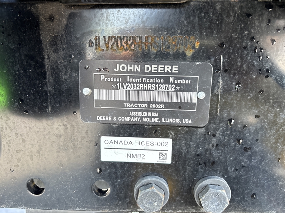 New In-Stock 2024 John Deere 2032R Compact Utility Tractors at Koenig Equipment in Oxford, OH - Photo2