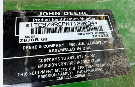 Photo of 2022 John Deere Z970R