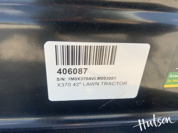 Photo of 2020 John Deere X370