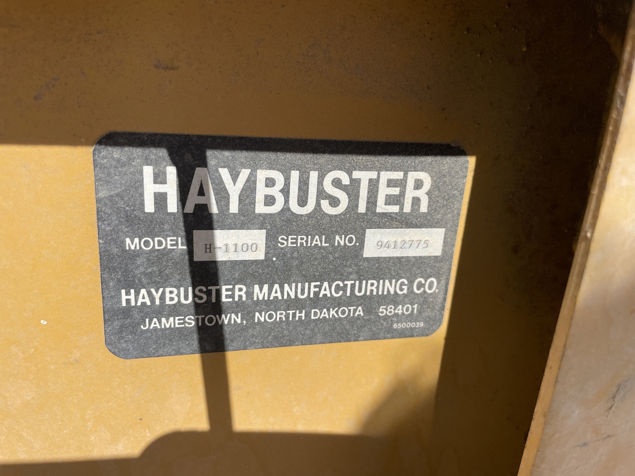 1994 Haybuster H1100 Image 8