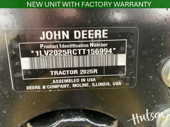 Photo of 2026 John Deere 2025R