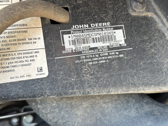 John-Deere XUV 845M HVAC Cab