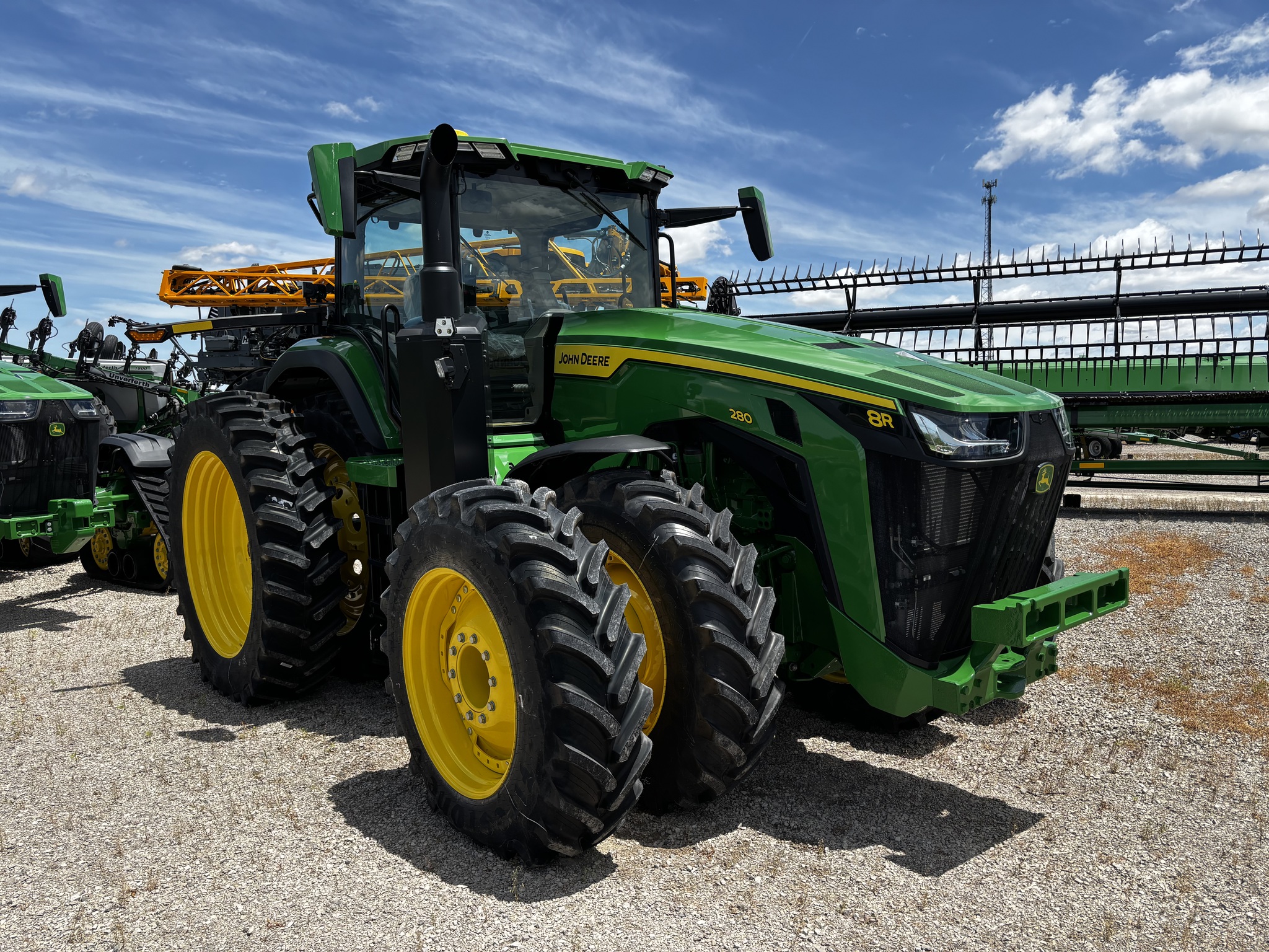 New In-Stock 2025 John Deere 8R 280 Row Crop Tractors at Koenig Equipment in Anna, OH - PhotoXL3