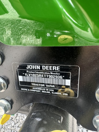 2026 John Deere 1025R