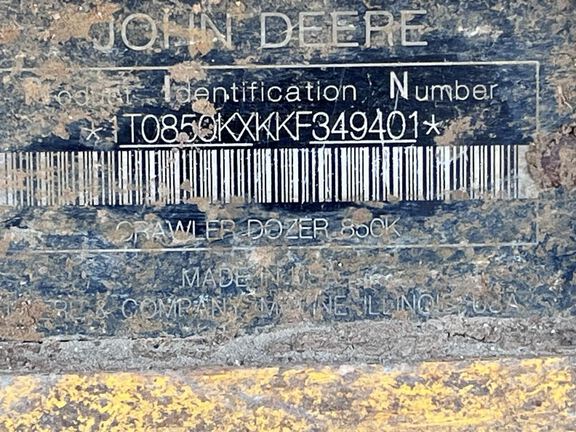 2019 John Deere 850K