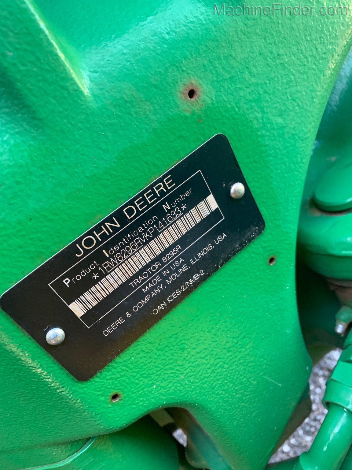 2019 John Deere 8295R Image 6