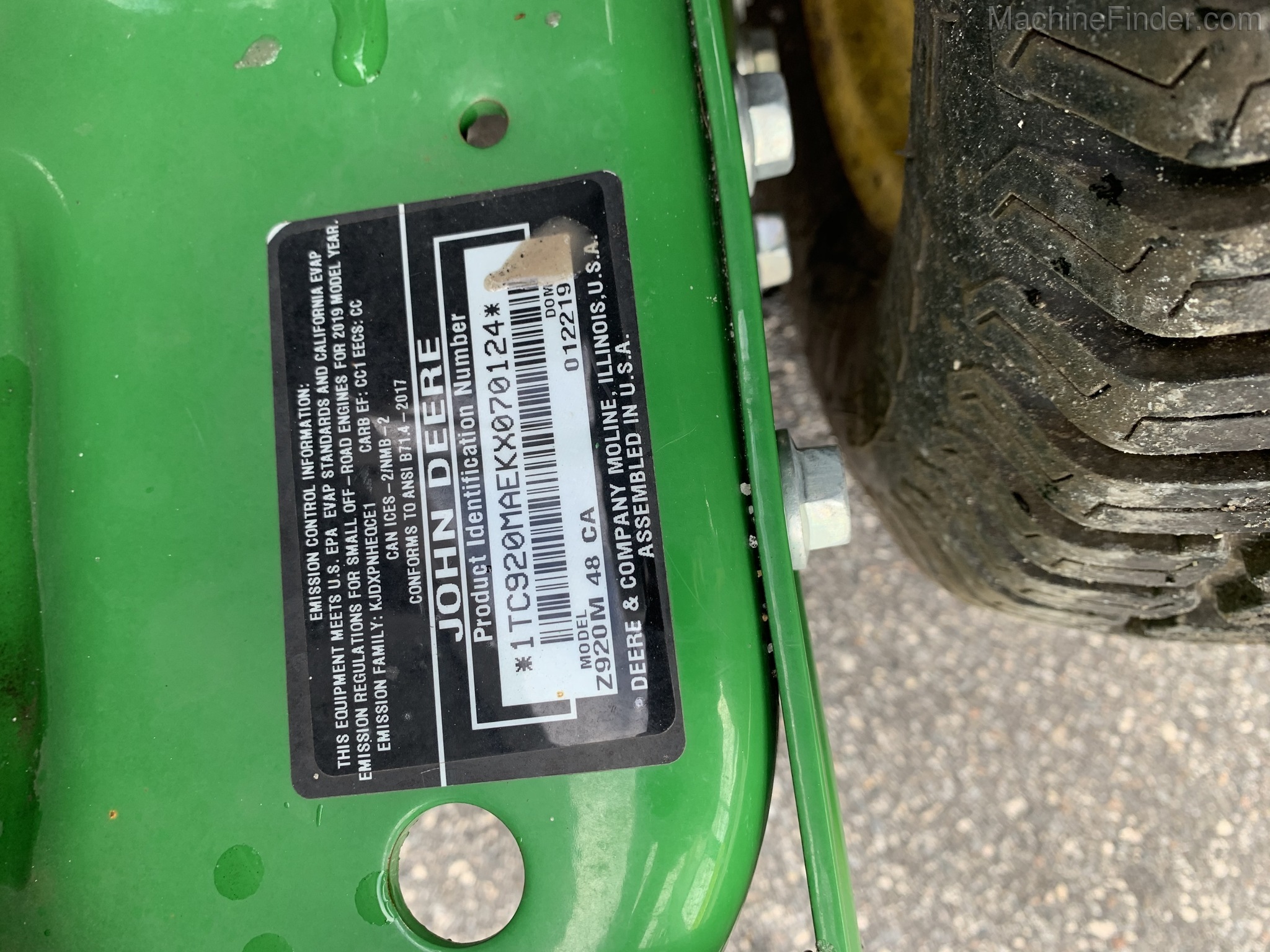 2019 John Deere Z920M Image 7