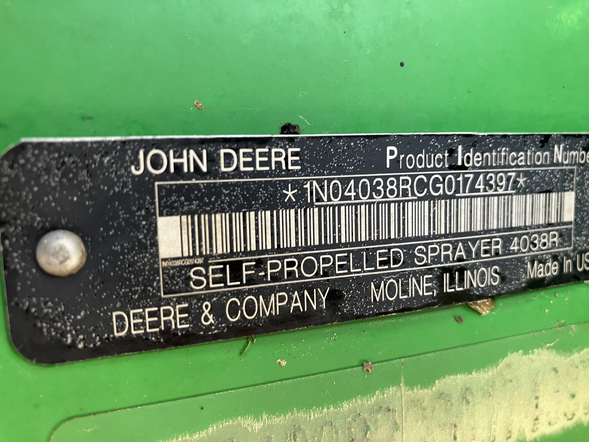  2017 John Deere R4038 at Heritage Tractor in Lamar, MO