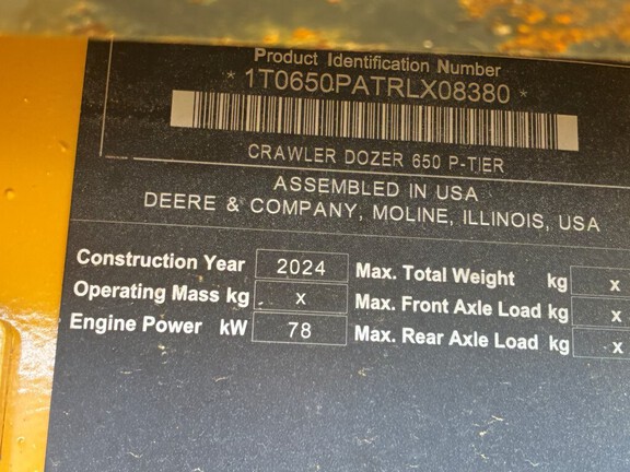 2024 John Deere 650 P