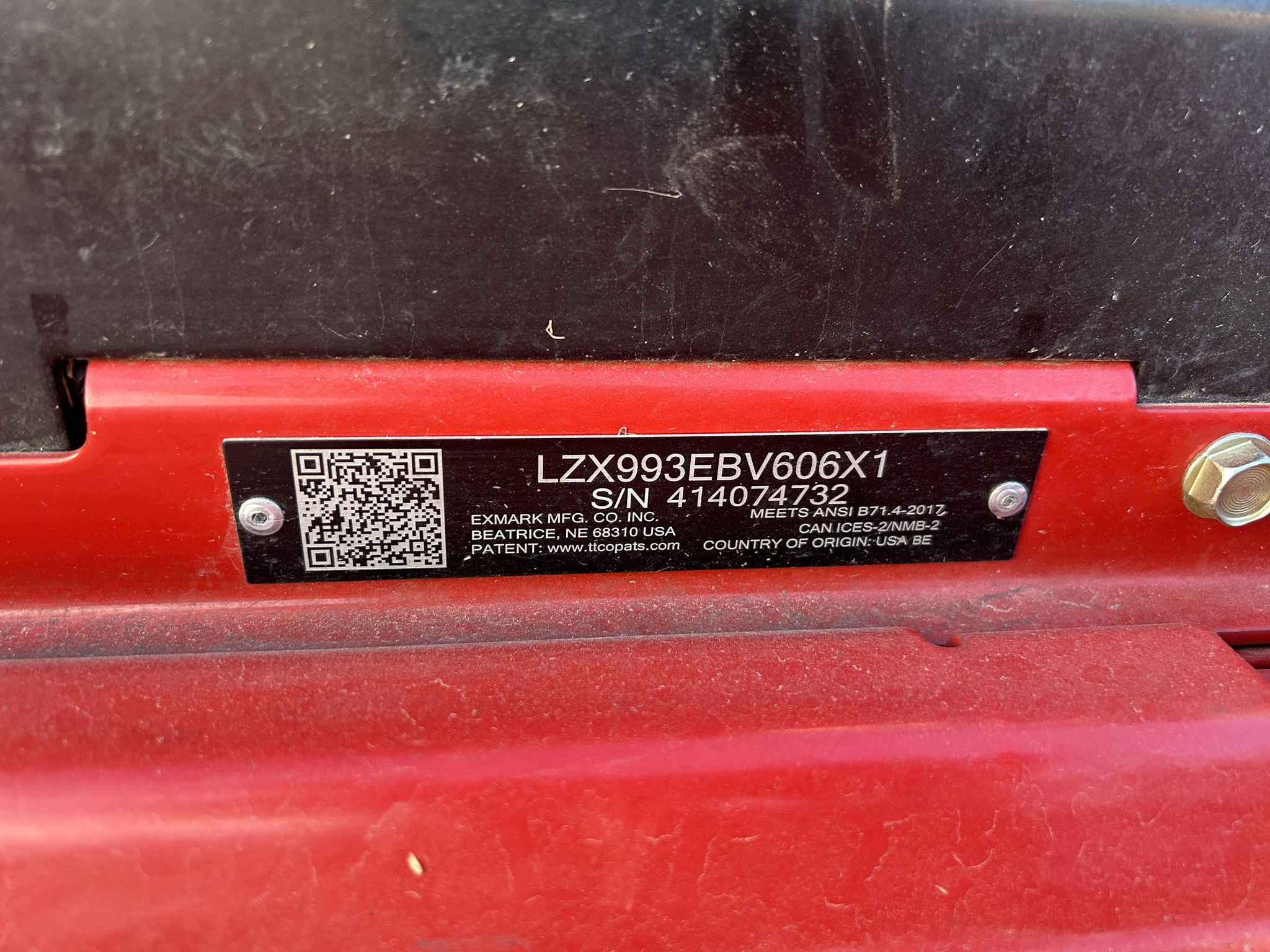  2023 Exmark LZX993EBV606X1 at Heritage Tractor in Roanoke, IL