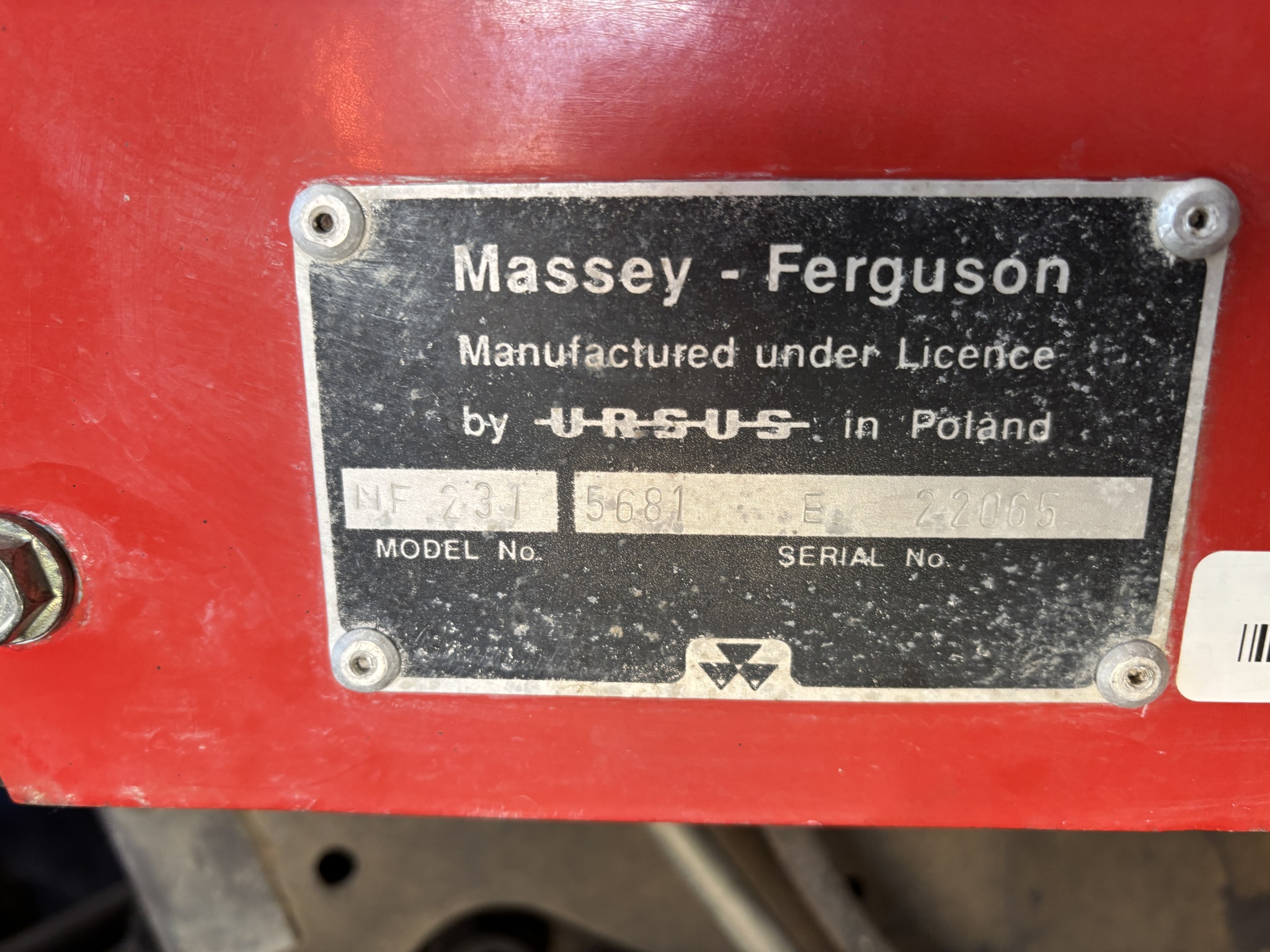 Used 1996 Massey Ferguson 231 Utility Tractors at Koenig Equipment in Urbana, OH - PhotoXL18