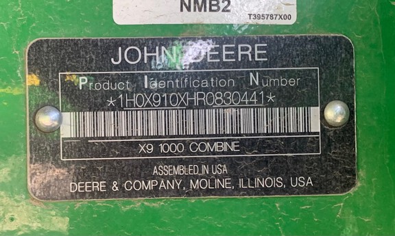 2024 John Deere X9 1000