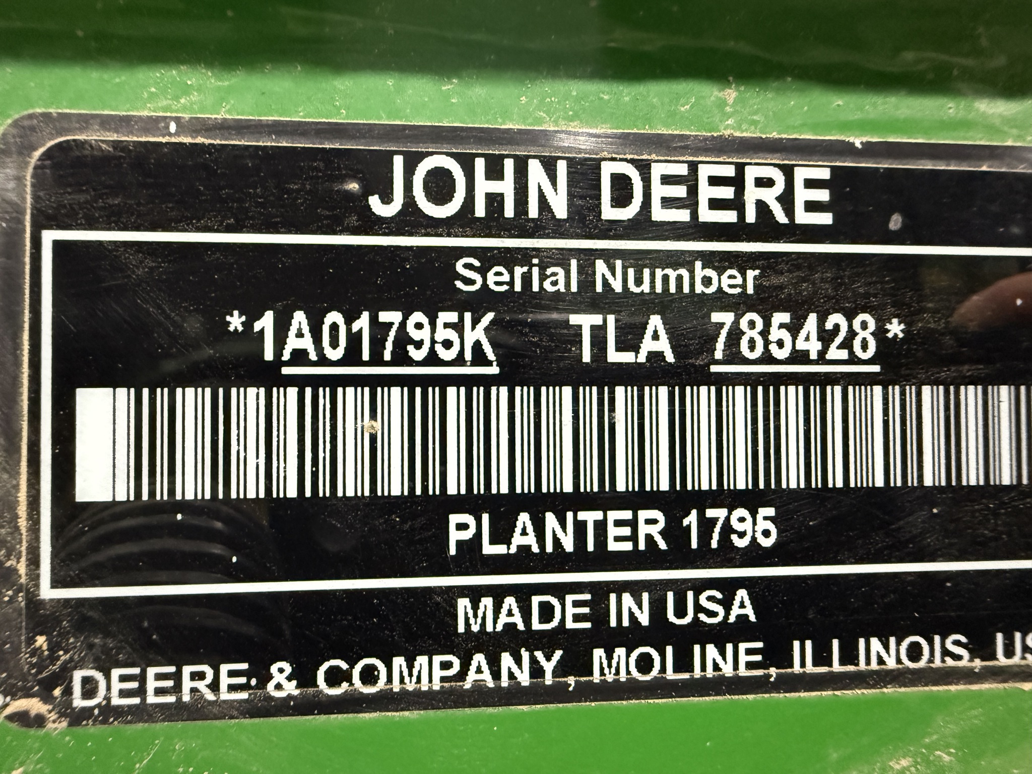 2020 John Deere 1795 Image 34