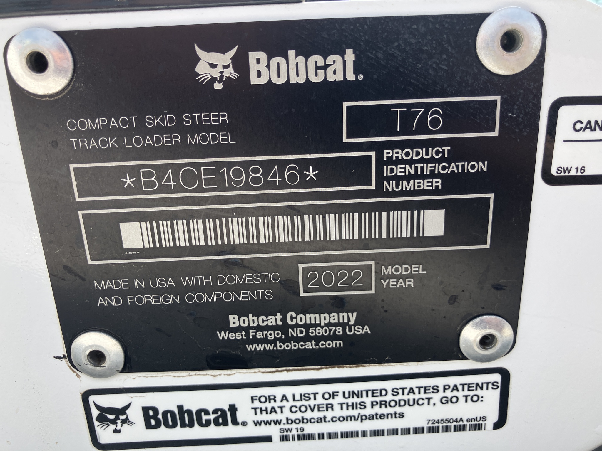 2022 Bobcat T76 Image 18