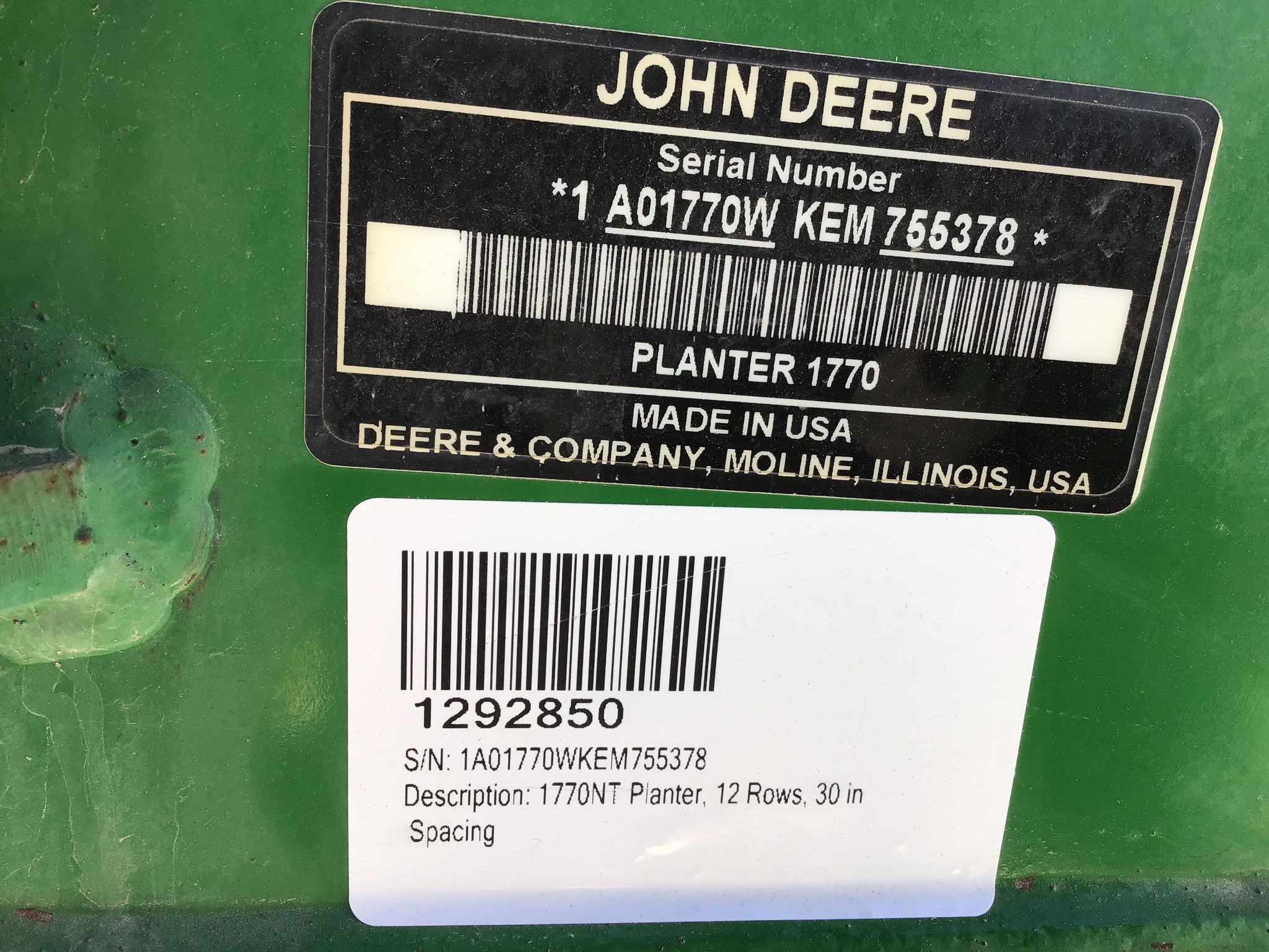 2014 John Deere 1770NT Image 38
