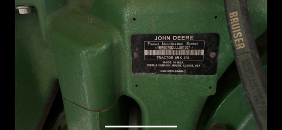 Photo of 2020 John Deere 8RX 370