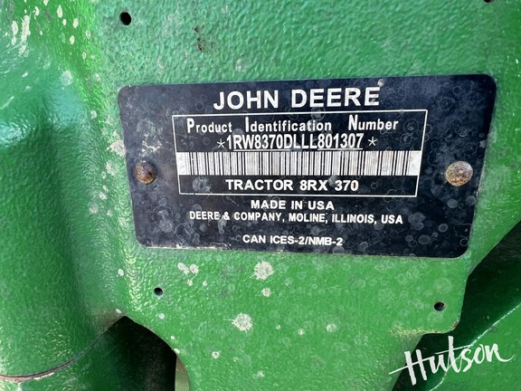 Photo of 2020 John Deere 8RX 370