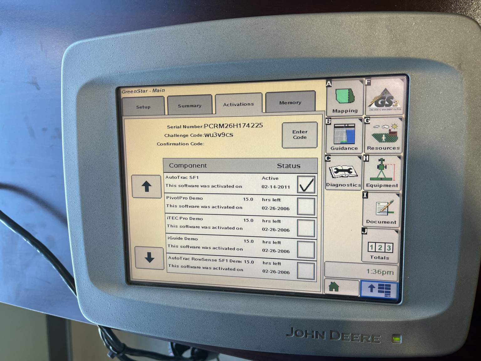 2017 John Deere 2600 DISPLAY Image 3