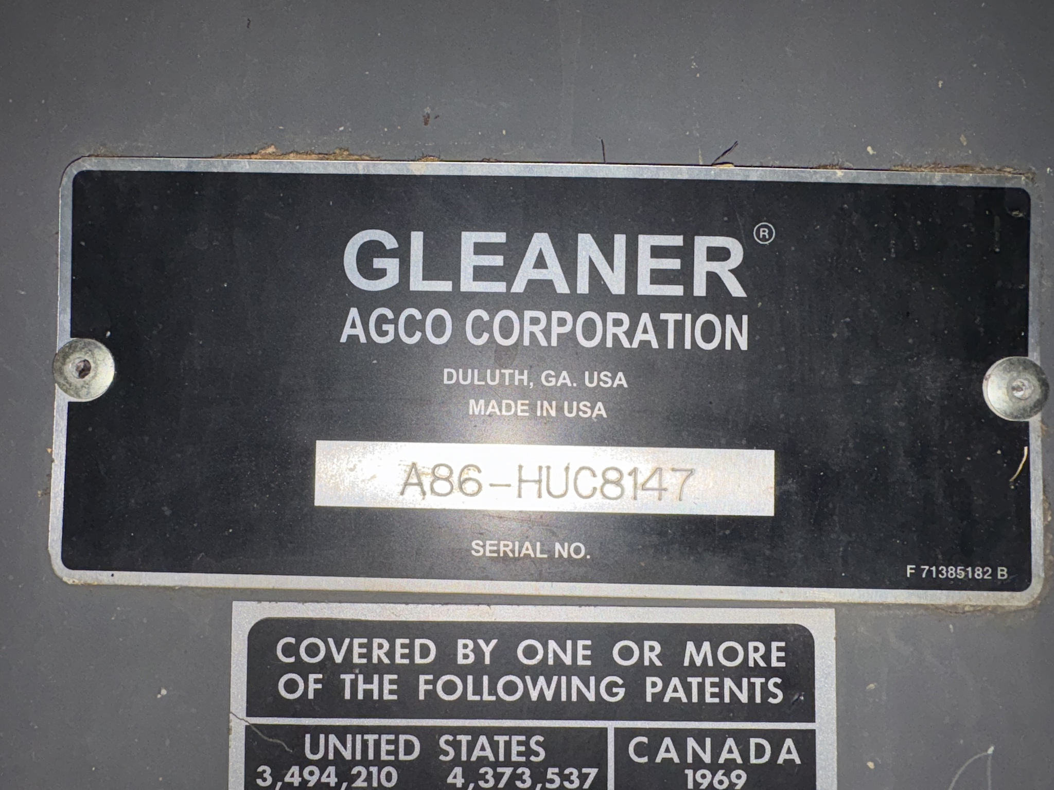 2009 Gleaner A86 Image 2