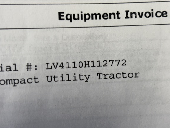 Used 2002 John Deere 4110 Compact Utility Tractors at Koenig Equipment in Botkins, OH - Photo27