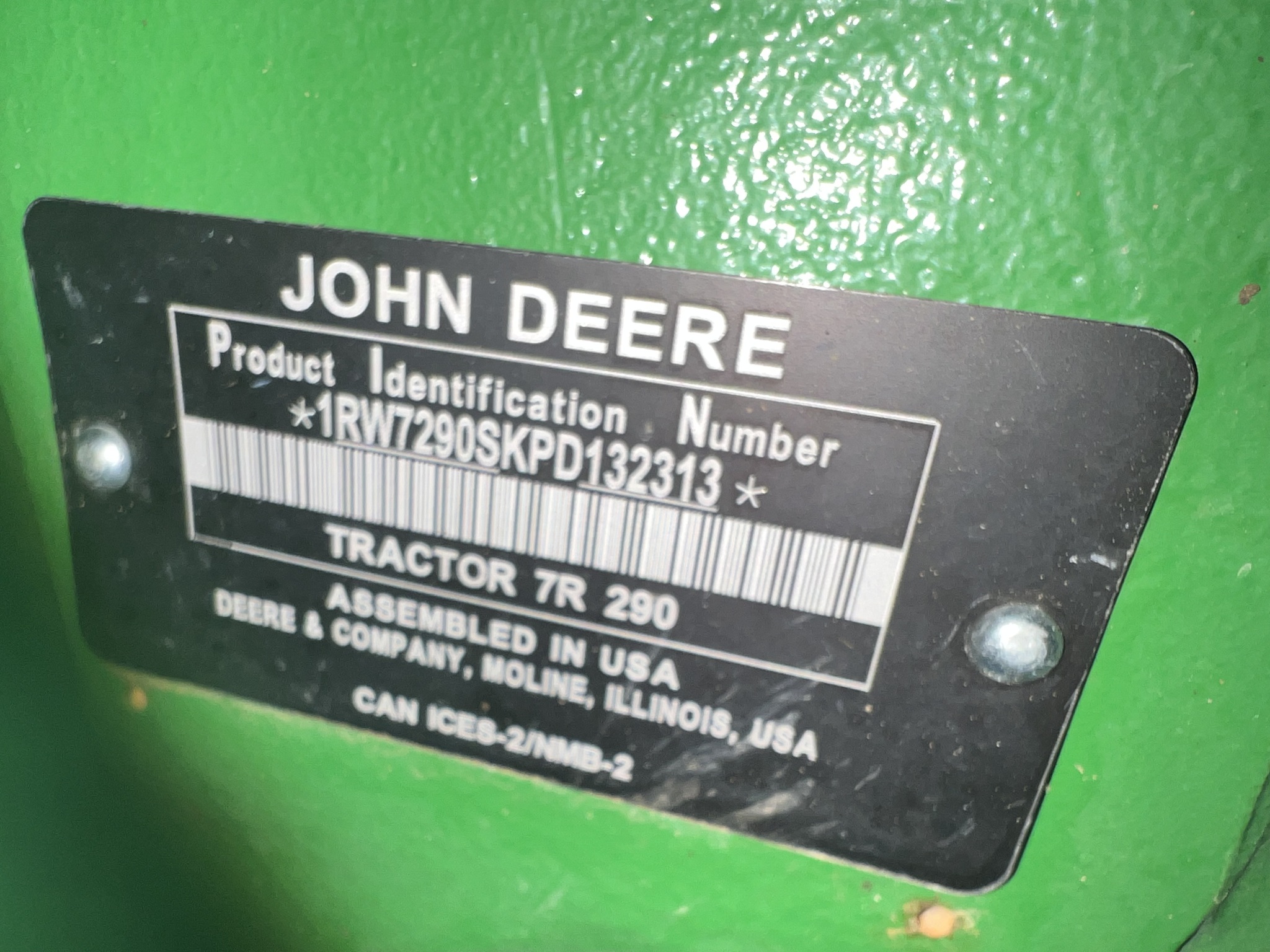 2023 John Deere 7R 290 Image 8