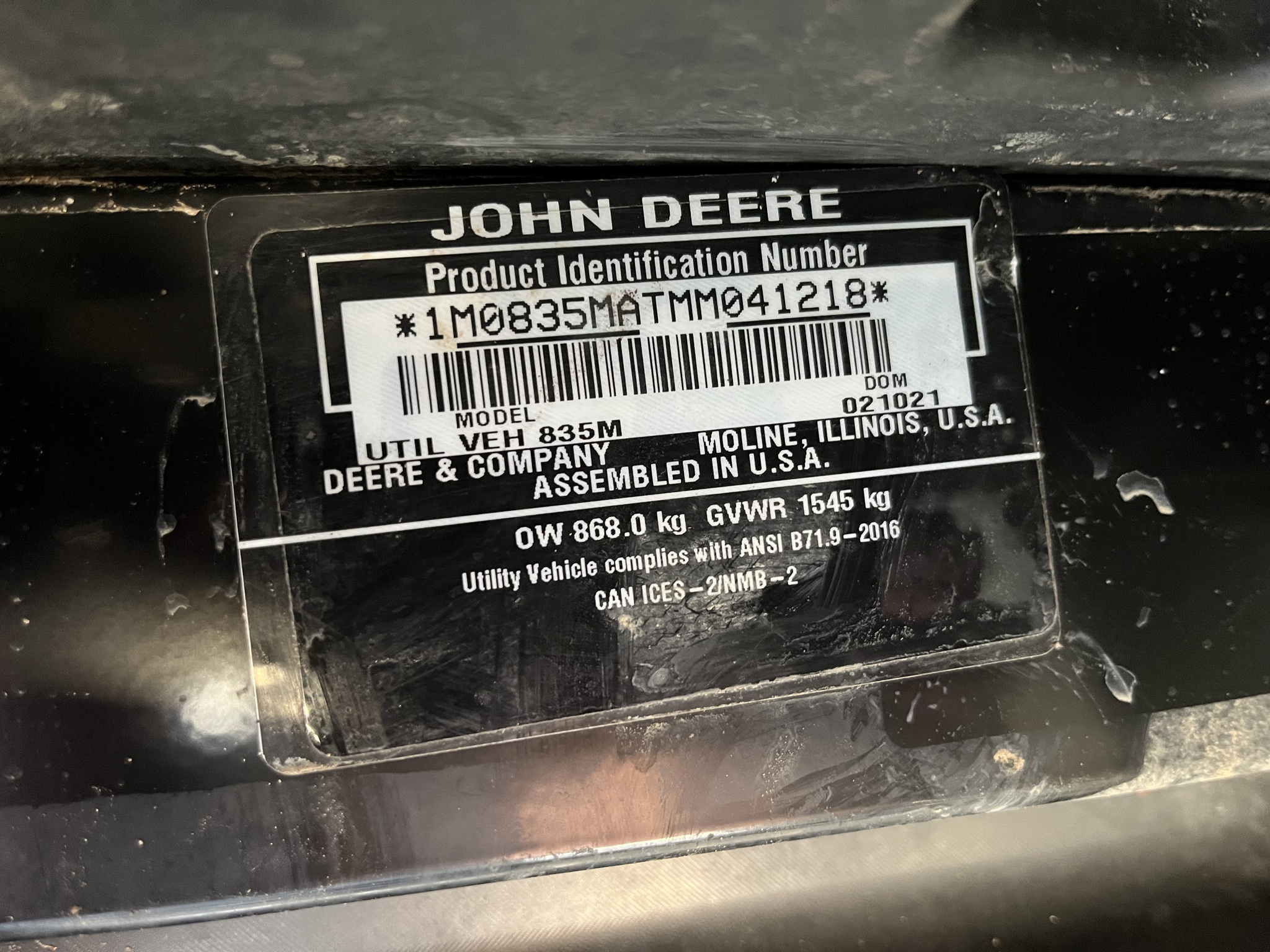  2021 John Deere XUV 835M at Heritage Tractor in Nevada, MO