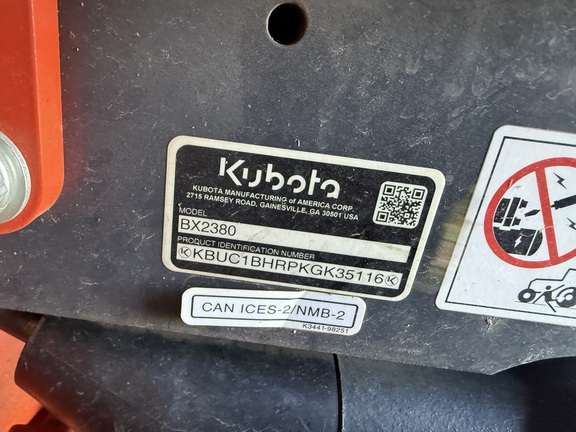 Photo of 2020 Kubota BX2380