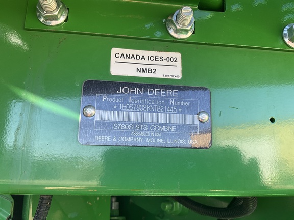2022 John Deere S780